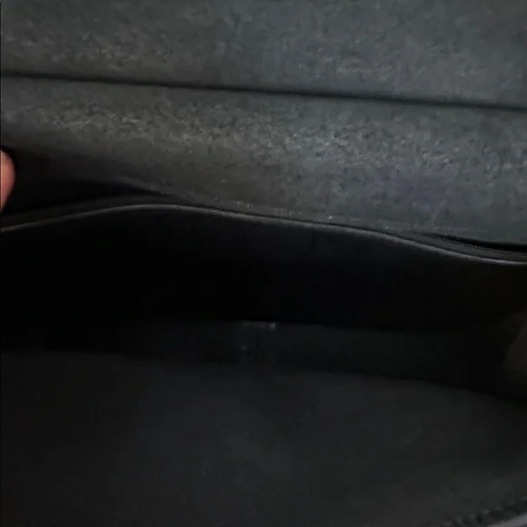 Vintage Black Leather Coach Willis Bag 9927 - Picture 6 of 7